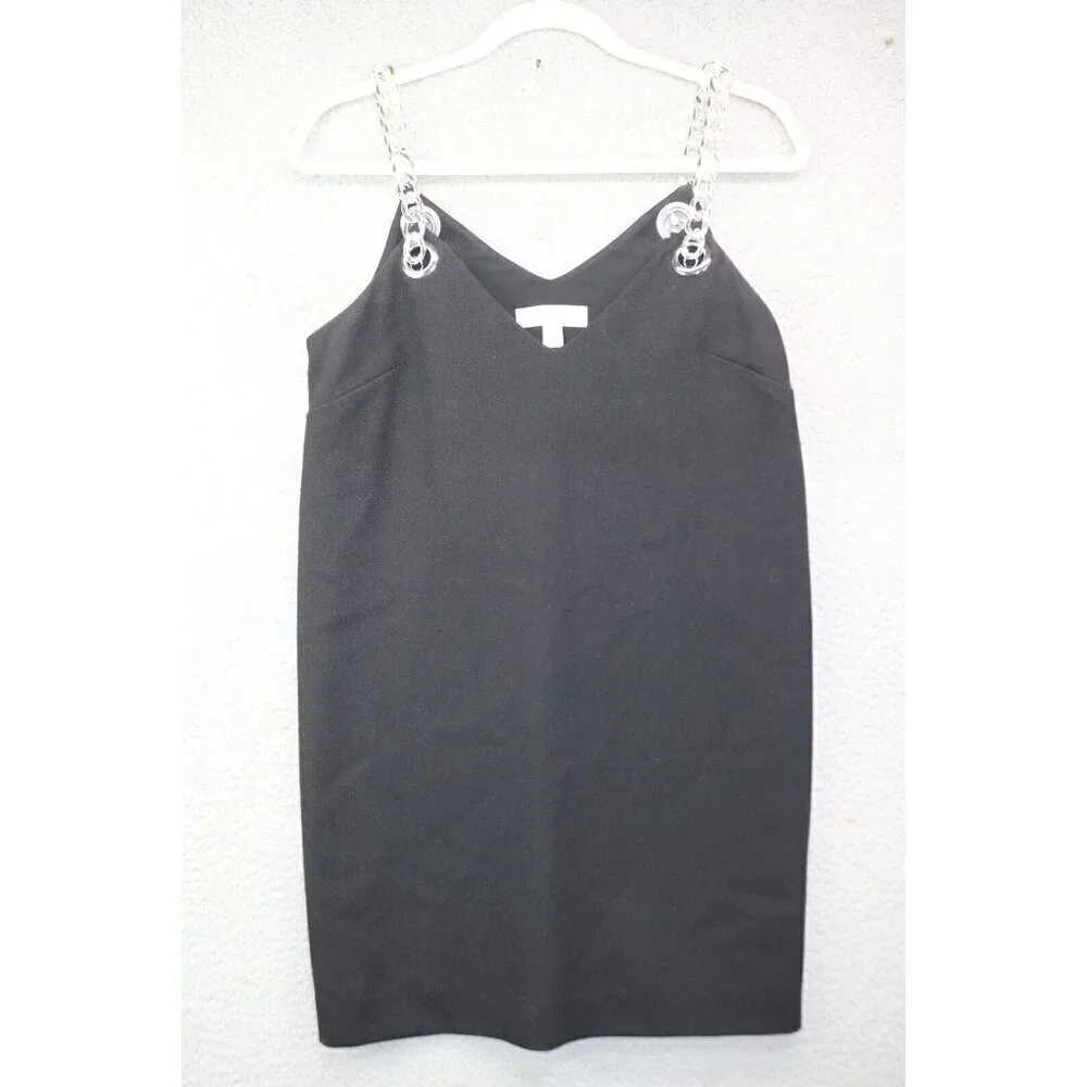 Michael Kors Sleeveless Chain Straps Short Dress-Size 4-Whimsigoth-Witchy